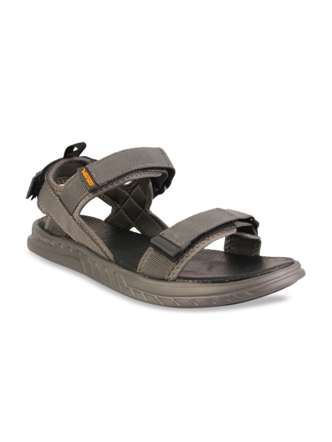

Vento Men Grey Solid Sports Sandals