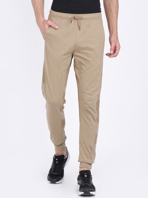

ANTHEM Men Beige Solid Slim-Fit Joggers