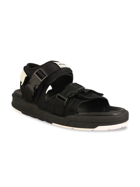 

Vento Men Black Sports Sandals