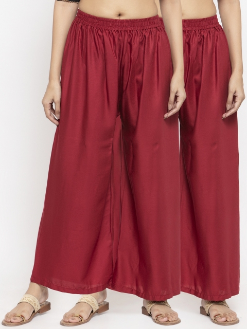 

NEUDIS Women Maroon Solid