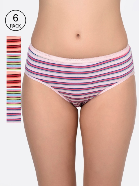 

Bodycare Women Pack Of 6 Assorted Hipster Briefs 9299-6pcs