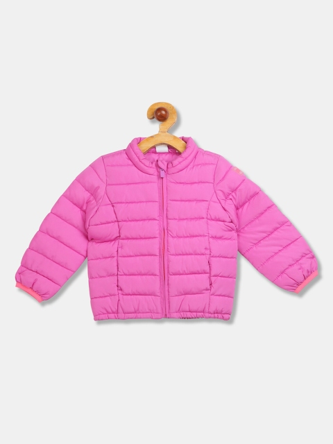 

GAP Girls Pink Solid Puffer Jacket