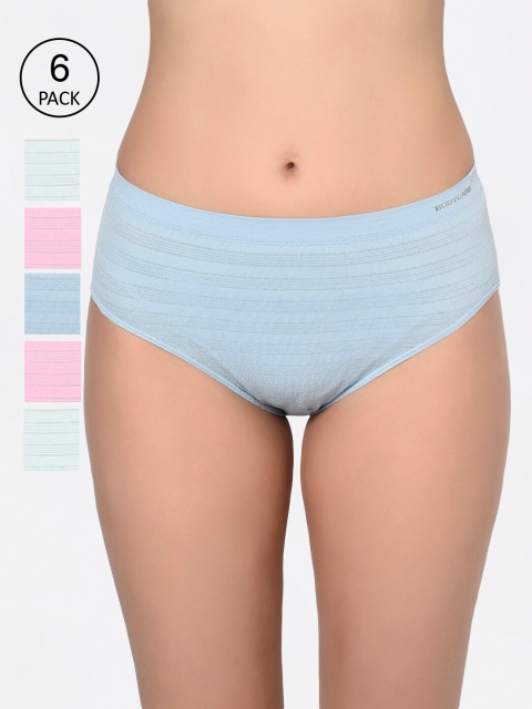 

Bodycare Women Pack Of 6 Assorted Hipster Briefs-S-36
