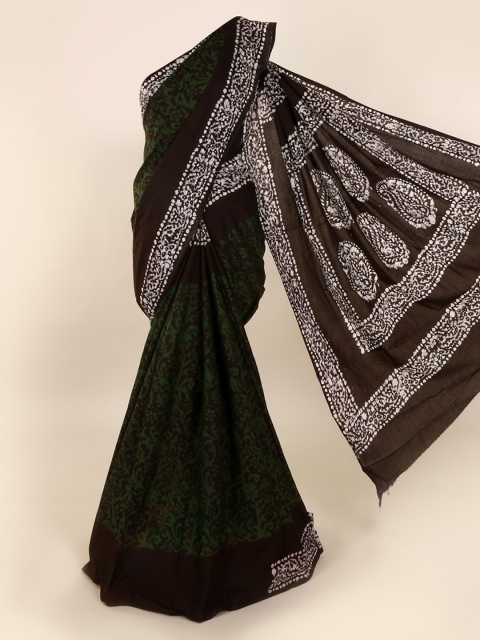 

Pothys Green Printed Pure Cotton Saree