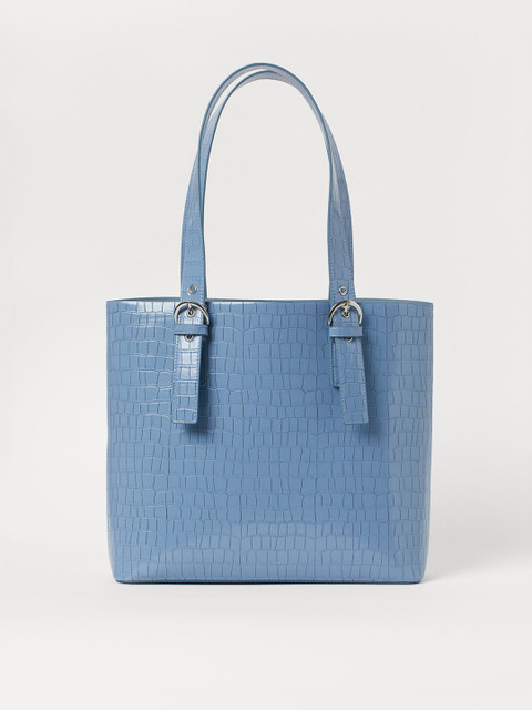 

H&M Women Blue Textured Shoulder Bag