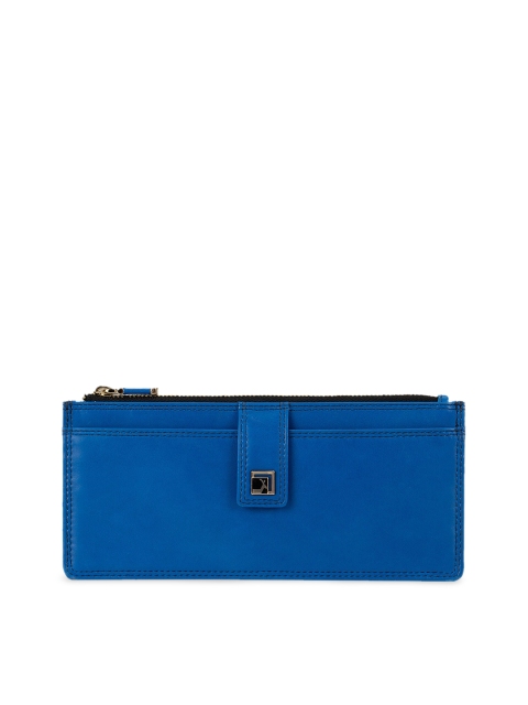 

Da Milano Women Blue Solid Wallet