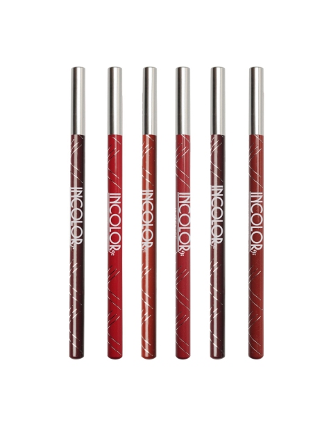 

Incolor Set Of 6 Intense Lip Pencil Combo 06, Multi
