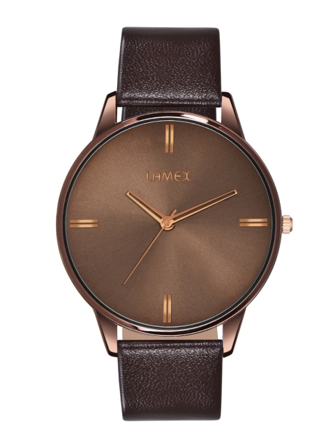

LAMEX Men Brown Analogue Watch 5573-ZOOMDLX-BR-BR