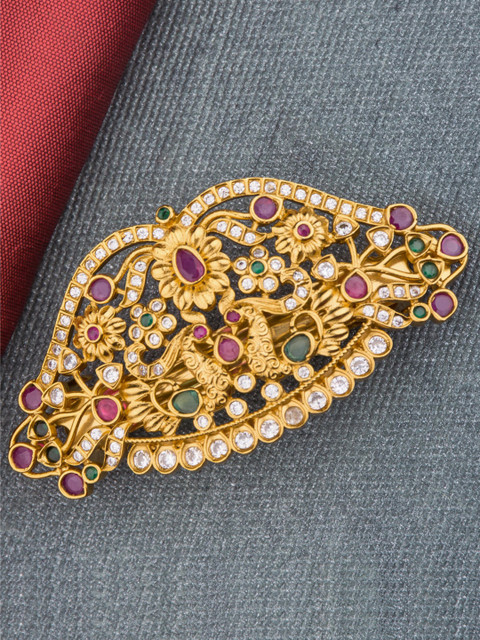 

Alankruthi Gold-Toned Embellished French Barrette