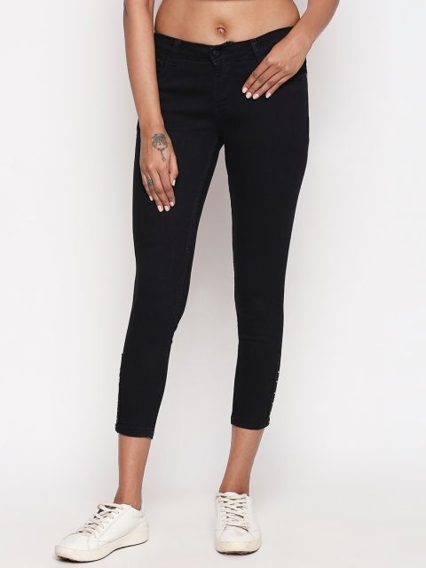 

People Women Black Skinny Fit Jeans