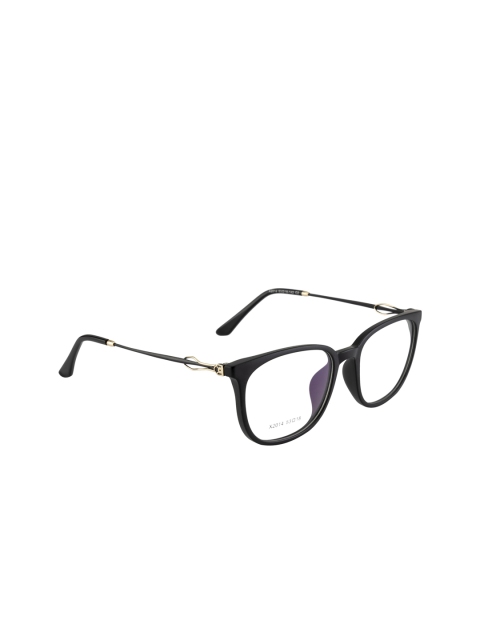 

Clark N Palmer Unisex Black Solid Full Rim Wayfarer Frames CNP-X2014-C4