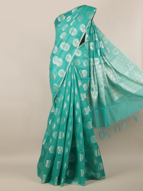 

Pothys Green Woven Design Saree