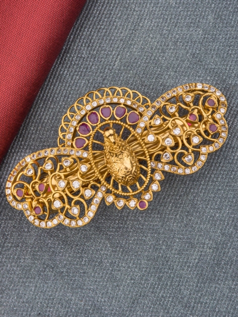 

Alankruthi Gold-Plated Embellished French Barrette