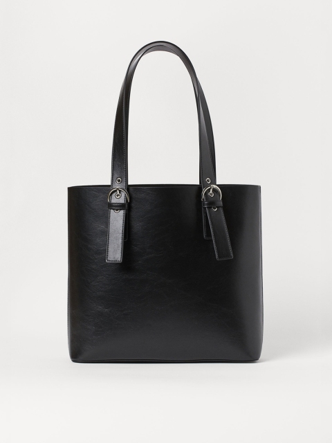 

H&M Women Black Solid Shopper