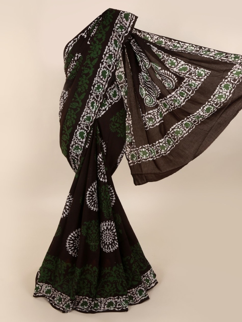

Pothys Brown Printed Pure Cotton Saree