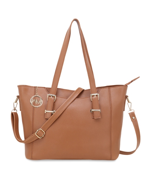 

WOMEN MARKS Tan Brown Solid Shoulder Bag