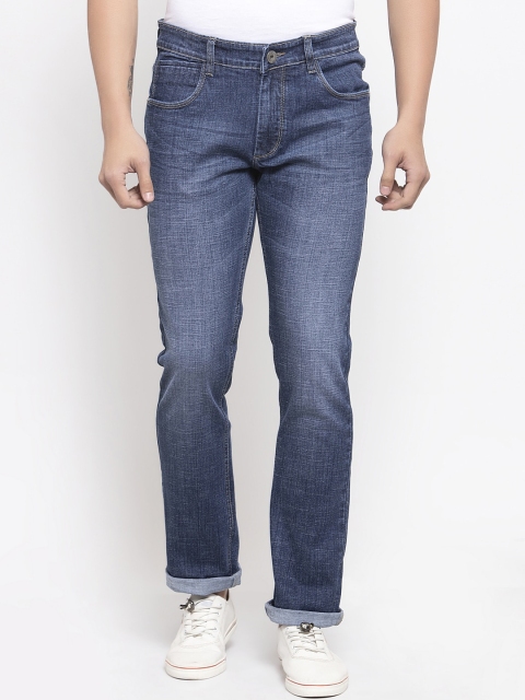

Allen Cooper Men Blue Slim Fit Mid-Rise Clean Look Jeans