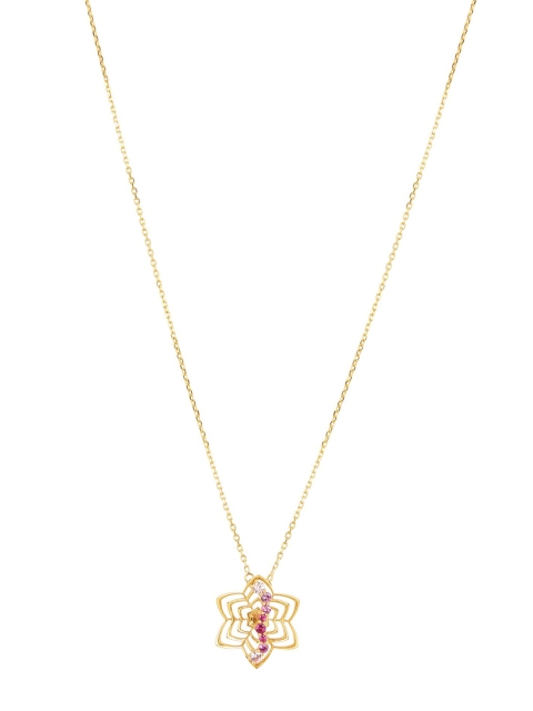 

Mia by Tanishq 14KT Mimosa Pendant and Chain, Yellow
