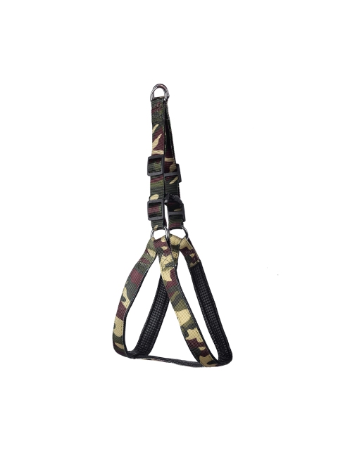 

PETS EMPIRE Green & Brown Self Design Dog Harness