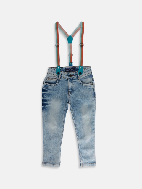 

CHALK by Pantaloons Boys Blue Tapered Fit Jeans
