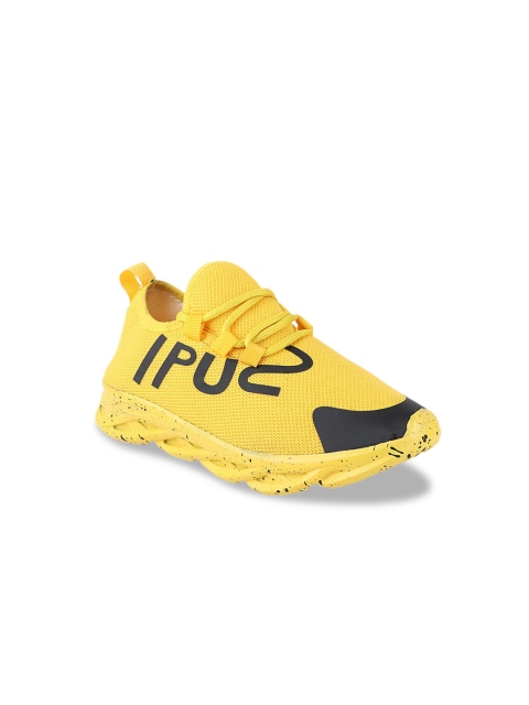 

Shoetopia Boys Yellow Printed Sneakers