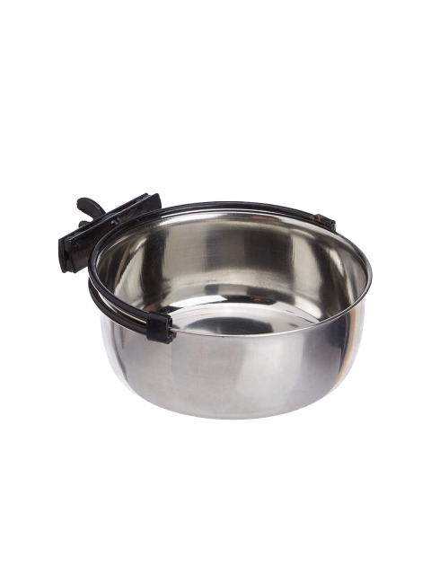 

PETS EMPIRE Stainless Steel Silver-Tone Birds Feeder Bowl 200 ml