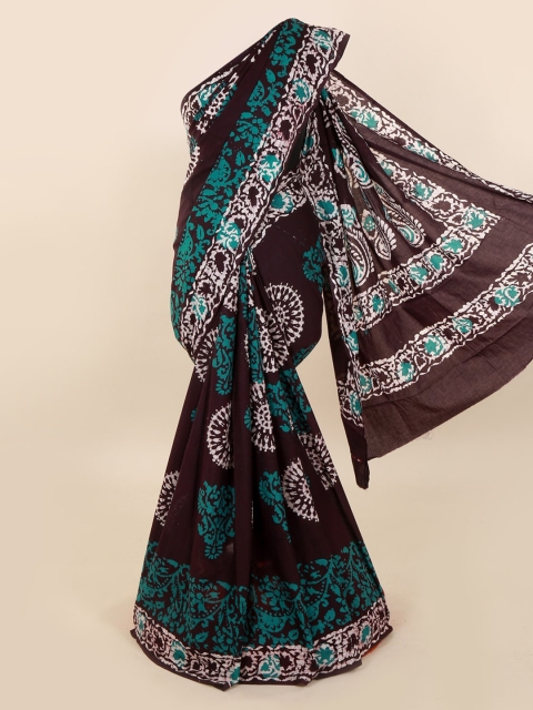 

Pothys Brown Printed Pure Cotton Saree
