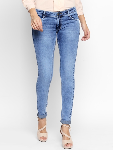 

PURPLE WATER Women Blue Slim Fit Jeans