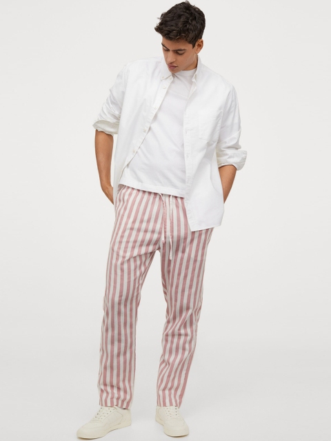 

H&M Men Multicoloured Cotton Pyjama Bottoms, Multi