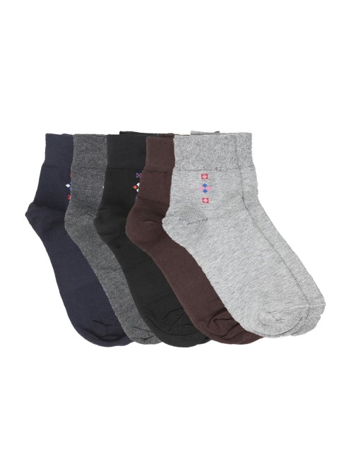 

Dollar Men Pack of 5 Assorted Above Ankle-Length Socks
