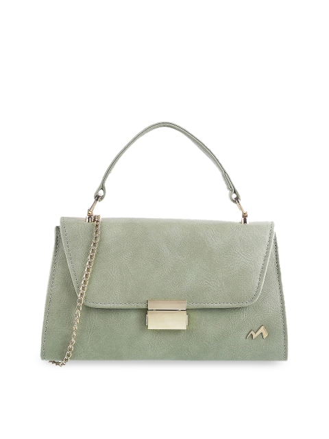 

Metro Green Textured Satchel Bag