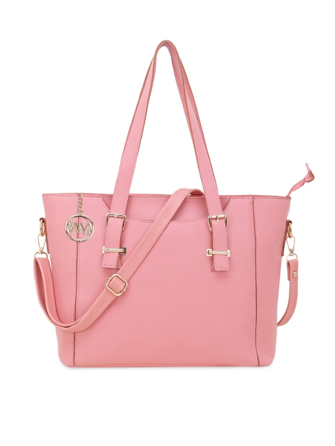 

WOMEN MARKS Pink Solid Shoulder Bag