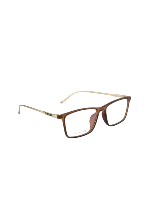 

Clark N Palmer Unisex Brown Solid Full Rim Rectangle Frames CNP-N475-C2