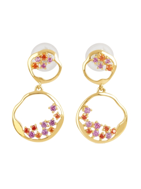 

Mia by Tanishq Sling Drop Earrings, Yellow
