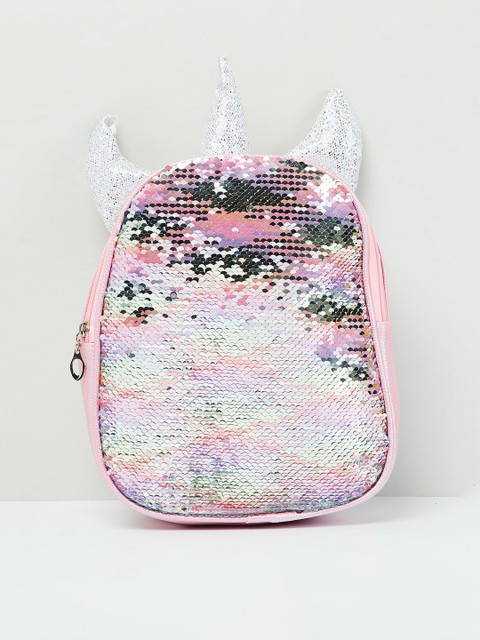 

max Girls Pink Embellished Backpack
