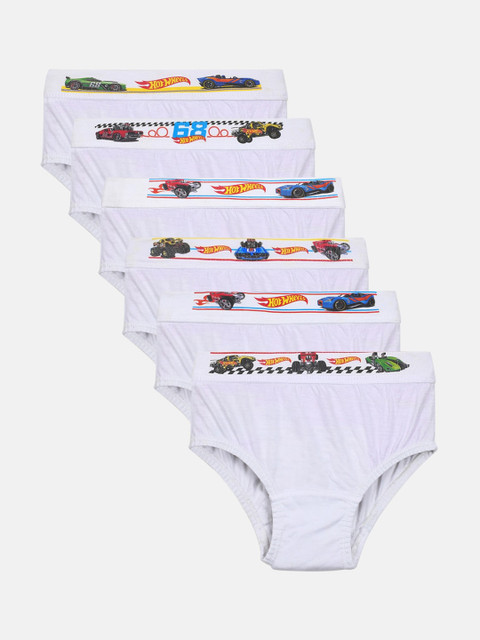 

Red Rose Boys Pack Of 6 Assorted Basic Briefs JRNO21-ASSORTED-20