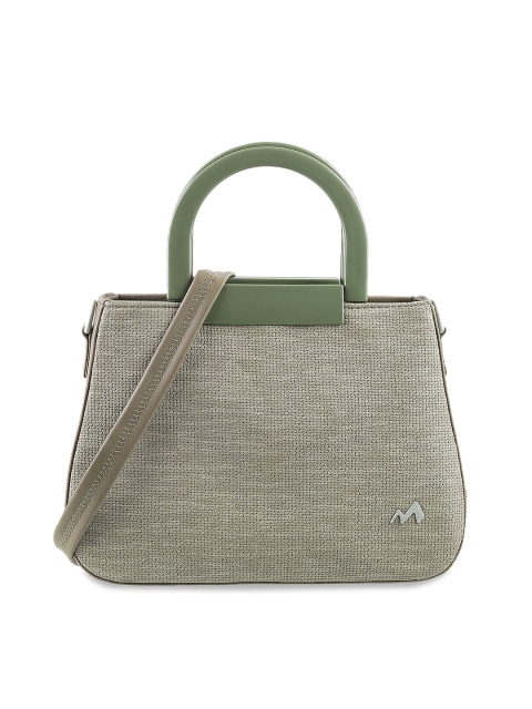 

Metro Green Textured Handheld Bag