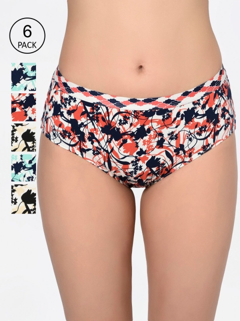 

Bodycare Women Pack Of 6 Assorted Hipster Briefs 6648