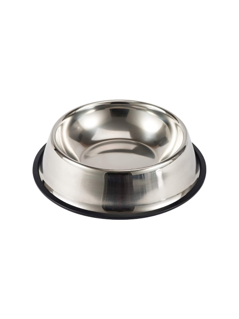 

PETS EMPIRE Silver-Toned Stainless Feeding Pet Bowl