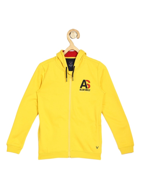 

Allen Solly Junior Boys Yellow Solid Sweatshirt