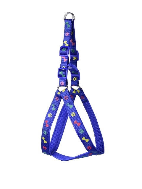 

PETS EMPIRE Blue & Pink Self Design Dog Harness