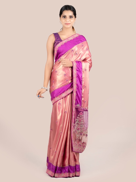 

Pothys Pink Woven Design Saree