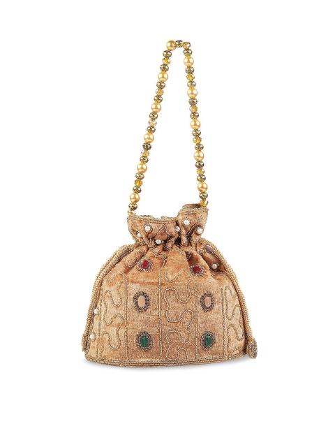 

Metro Gold-Toned Embellished Potli