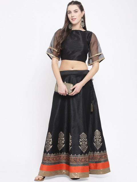 

studio rasa Black Ready to Wear Lehenga with Blouse