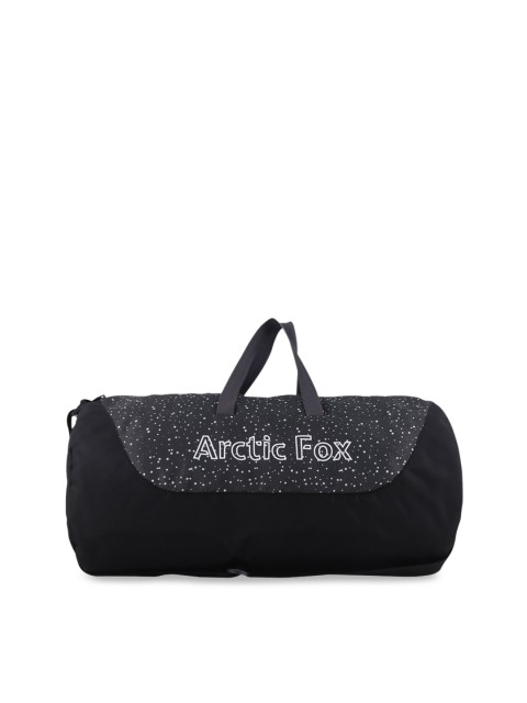 

Arctic Fox Unisex Black & Grey Colourblocked Barrel Duffel Bag