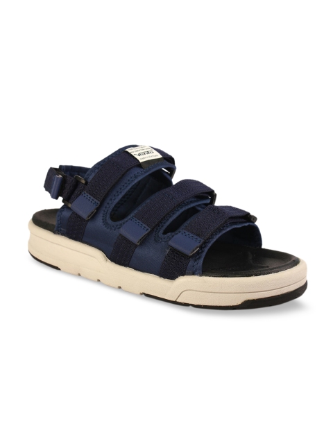 

Vento Men Navy Blue Solid Sports Sandals