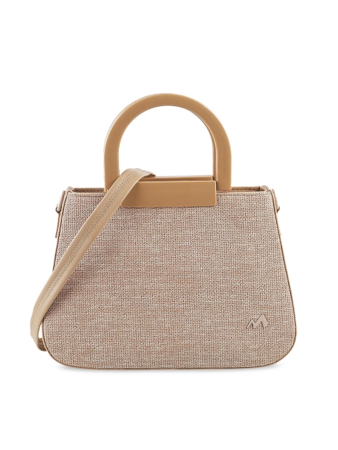 

Metro Beige Solid Handheld Bag