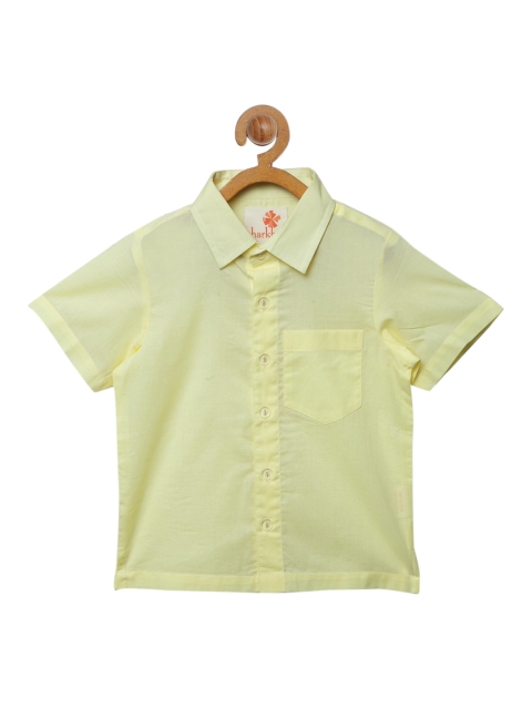 

charkhee Boys Yellow Shirt