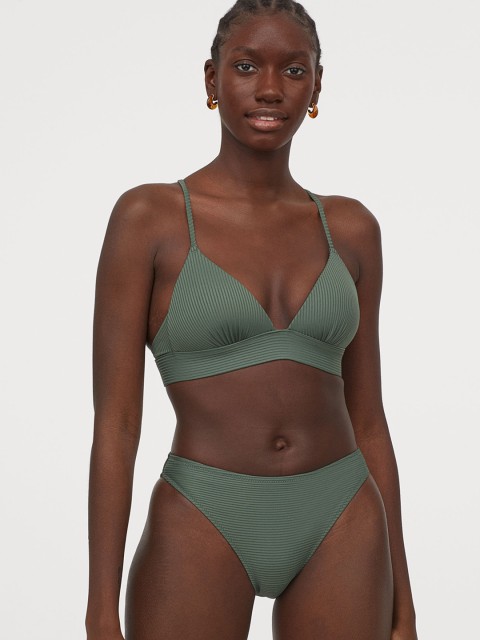 

H&M Women Green Bikini Bottoms 0928322003