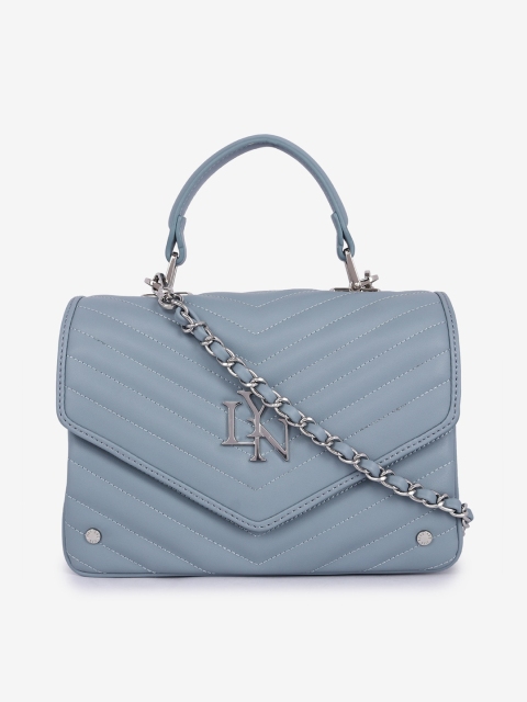 

LYN Blue Colourblocked Satchel